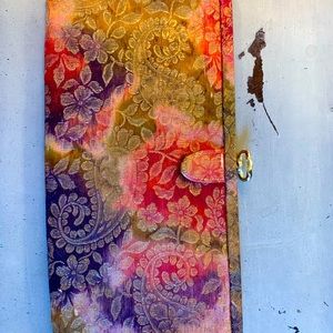 Silk Brocade Multi-colored Vintage Clutch